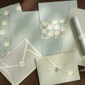 Pikkukuva 3 / 5: Paperipaperi (vuorattu) 24 kpl ja kirjekuoret 12 kpl, paperitavarapaperi ja kirjekuoret set Style Style 2
