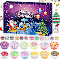 Miniatyrbillede 1 af 5: Adventskalender modellering ler, julekalender 2023, 24 dages nedtællingskalender, julegave til piger børn -CHN