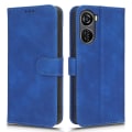 Miniatyrbillede 1 af 5: Til Zte Blade V40 Design Anti-drop Tpu+pu Læder Telefon Taske Stand Tegnebog Skin-touch Feeling Cover Blue