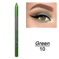 Miniatyrbild 5 av 5: 14 färger Långvarig Eye Liner Penna Vattentät Pigment Blå Brun Svart Eyeiner Pen Ögonmakeup Kosmetik 10 Green