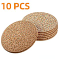 Pikkukuva 1 / 5: Cork Coaster 5/10 kpl kuppi teetä kahvimuki juomapidike keittiöön Luonnollinen puinen matto Astiasto Pyöreä juomaaluslevy - Mats &amp; Pehmusteet Round 10 PCS