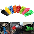 Miniatyrbillede 2 af 5: Universal Motorcykel Udstødningsrør Pvc Stik Lyddæmper Vask Stik Rørbeskytter Motocross Udstødningsprop Flyt Blow Down Lyddæmper| | Rose Red