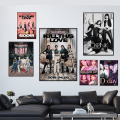 Miniatyrbillede 5 af 5: Kpop-blackpinks Plakat Papir Lærred Maleri Plakat Print Vægkunst Billede Boligindretning Stue Soveværelse Dekoration Pigegaver M 40x60cm No Frame