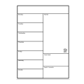Miniatyrbild 1 av 5: Magnetisk Whiteboard Kylskåp Mjuk Whiteboard Mobil Veckoplanerare