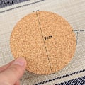 Pikkukuva 2 / 4: Cork Coaster 5/10 kpl kuppi teetä kahvimuki juomapidike keittiöön Luonnollinen puinen matto Astiasto Pyöreä juomaaluslevy - Mats &amp; Pehmusteet Square 10 PCS