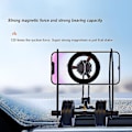 Miniatyrbilde 5 av 5: Universal 360 Pro magnetisk sugetelefonholder for bil, 2 stk Dashboard Frontrute Magnetisk biltelefonholderfeste med justerbar arm 1Pcs