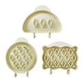 Pikkukuva 2 / 5: Klassinen Mini molds Diy mould keittiötyökalu Round Half Round Rectangle 3Pcs
