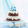 Pikkukuva 5 / 5: Siniset 100. syntymäpäiväkynttilät kakkuihin Cupcake, numero 100 kynttiläkakun päällystä juhliin vuosipäivän hääjuhlien koristeluun
