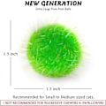 Miniatyrbild 2 av 4: 20 st 1,5 tum New Generation Extra Large Cat's Favorit Chase Glitter Ball Toy Sparkle Pom Pom Balls