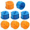 Miniatyrbillede 1 af 5: 8 stk. AGM73269501 Vaskemaskine Vandindløbsventil Filter Skærm Udskiftning, Vandslange Inline Filter Erstatter AP5202486