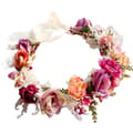 Adjustable Flower Headband Floral Wreath Crown