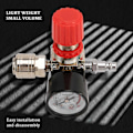 Miniatyrbillede 5 af 5: 1/4 tomme trykregulator luftkompressor trykregulator reduktionsventil 3 huller kontrolventil