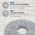 Miniatyrbilde 4 av 5: Mikrofiber Vakuummopp Kluter for Q & Qrevo MaxV Robotstøvsuger - Gjenbrukbare og Vaskbare Reservedeler As Shown