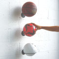 Miniatyrbillede 3 af 4: Vægmonteret boldopbevaring Sportsboldholderstativ Display Opbevaring Stål (sort)
