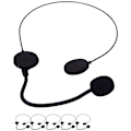 Miniatyrbild 1 av 5: 6st Toy Mikrofon Headset Dräkt Mikrofon Prop Maskerad Fake Headset Props