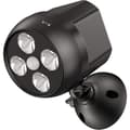 Utomhuslampa med rörelsesensor Vattentät, LED-strålkastare med trådlös sensor, Utomhus säkerhetsbelysning Black
