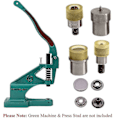 Miniatyrbillede 3 af 4: Flat Cap Press Studs Setting Dies Set Tool Kit-m.1473