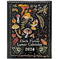 Miniatyrbillede 1 af 5: Dark Forest Lunar Calendar 2024, Vægkalender Månedskalender fra januar til december, 2024 Kalenderplanlægger for hjemmeskolekontorindretning No Hook 2pcs