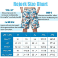Miniatyrbild 4 av 4: Strandshorts med färgglada print för män Hot Summer Badbyxor Sport löparbaddräkter med mesh -dk7030