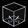 Miniatyrbillede 1 af 5: Baseball Case Baseball Display Cube Clear Display Case
