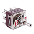 Miniatyrbillede 4 af 4: 3pdt On/off/On 3 Position 9 Screw Terminals Vippekontakt AC 250v 15a