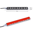 Miniatyrbillede 4 af 5: Bil Interiør Led Fodsål Dekoration Lys Strip Til Toyota Camry Corolla Rav4 Yaris Highlander/land Cruiser/prado Vios Vitz|interiørlister| Red