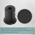 Pikkukuva 4 / 5: Starlink kaapelin reitityssarja 1" seinäreikään, kaapelin reitityssarja Starlinkille, Starlink läpivienti, Starlink kaapelin läpivientikumi Black 2pcs