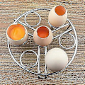 Miniatyrbild 4 av 5: Äggkokningsställ i rostfritt stål för Instant Pot, tryckkokare, kokgryta. Stapelbara ångbrickor