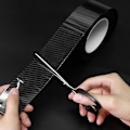 Miniatyrbild 5 av 5: 3/5/7/10m Carbon Fiber Bildekaler Gör-det-själv-skyddsremsa Anti-skrapa Dörrskydd Biltejp Interiör Exteriör Tillbehör 3d|bildekaler| 10cm 7m