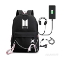 Miniatyrbillede 1 af 4: Kpop Groups Rygsæk Usb Charge Vandtæt Business Skoletaske Teenagere Laptop Travel Daypack Mochila Skoletaske picture color14