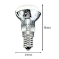 Miniatyrbild 4 av 5: 30w E14 R39 Lava Lamp Reflector Lamp, Dimbar E14 Base R39 Heat Lamp, Ac220-240v 4 Pack