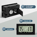 Miniatyrbillede 5 af 5: Digital termometer og hygrometer til drivhus