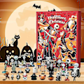 Pikkukuva 1 / 4: Halloween-hahmo Docka Adventskalender Painajainen ennen joulua-teema Innehåller 24 juontaja 24 dagars Countdown Calendar_m
