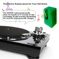Miniatyrbillede 4 af 5: ATN95E Diamond Record Needle Replacement Stylus, til AT-LP120-USB Pladespillere Pladespiller Green