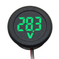 Miniatyrbild 1 av 5: DC 5 100v Led Digital Display Rund Tvåtråds Voltmeter Bil DC Digital Spänning Strömmätare Volt Detektor Tester Monitor 3 Färg| | 2