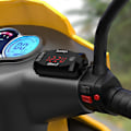 Miniatyrbillede 3 af 5: 3 i 1 Motorcykel Elektronisk Ur Termometer Voltmeter 12v Ip67 Vandtæt Støvtæt Led Ur Digital Display Ur Ur - Instrumenter Colorful Holder