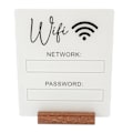 Miniatyrbillede 1 af 4: Wifi Password Skilt WiFi Akryl Skilt WiFi Skilt WiFi Tavle WiFi Password Påmindelse Skilt