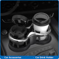 Miniatyrbild 2 av 4: Mugghållare Bil Dubbla Hål Dryckeshållare Auto Dryck Flask Mugghållare Vattenflask Monteringsställ Kaffe Drycker Biltillbehör| | Black