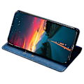Miniatyrbild 3 av 5: För Oppo A57s 4g / A57e 4g / A57 4g Magnetisk Autoabsorberad anti-scratch Phone case Stativ Pu Läder Blue