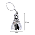 Miniatyrbild 5 av 5: Creative Metal Badminton Nyckelring Tredimensionell Badminton Tournament Souvenir Nyckelring Pendan
