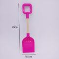Miniatyrbilde 8 av 8: 1 STK Snøskuffe for barn Strandspade for barn med trehåndtak Hot Pink One Size