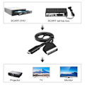 Miniatyrbillede 2 af 4: Hdmi-kompatibel til Scart-kabel bærbar 720p / 1080p video-lydadapter