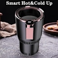 Pikkukuva 4 / 5: Auton Lämmitys Jäähdytyskuppi 2-in-1 Car Office Cup Mukipidike Jäähdytys Juoma Juomatölkit Uusi Dc 12V Lämminjäähdytin Smart Car Cup - Juomatelineet Rose Gold