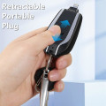 Pikkukuva 3 / 5: 1500mah avainnippu puhelinlaturi, mini Power Emergency Pod -yhteensopiva iPhone- tai Type-c-pikalatattava Power Bank -avainnippu Black For Type-c