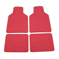 Miniatyrbilde 1 av 5: 4stk Universal Bilgulvmatter Teppematte Vanntett Anti-skitne Gulvmatter For Great Wall M1 M2 M4 Hover H3 X200 Hover H6 - Gulvmatter Red
