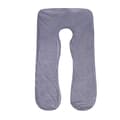 Graviditetsputer, U-formede graviditetsputer for soving, kroppsputer for voksne, og graviditetsmå-ha-produkter Fan2873-hy Gray