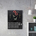 Miniatyrbillede 4 af 5: Dark Forest Lunar Calendar 2024, Vægkalender Månedskalender fra januar til december, 2024 Kalenderplanlægger for hjemmeskolekontorindretning No Hook 2pcs