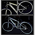 Miniatyrbillede 3 af 5: 1-6 ruller Bil Styling Reflekterende Stripe Tape Motorcykel Cykel Body Fælg Hjul Stripe Tape Stickers Dekorative 8 Meter