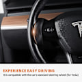 Miniatyrbild 3 av 3: För Tesla Model 3 Y S X Motviktsring Autopilot Fsd Automatic Assisted Driving Ap Steering Wheel Booster B