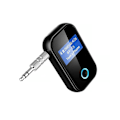 Miniatyrbillede 2 af 5: Bluetooth Adapter Med Skærm Bil Trådløs 5.0 Bluetooth Modtager Med 3,5 mm Lydkabel
